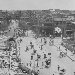 Peking, Blick in die Chinesenstadt, ca 1916